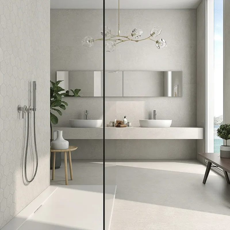 Espectaculares azulejos en cuarto de baño