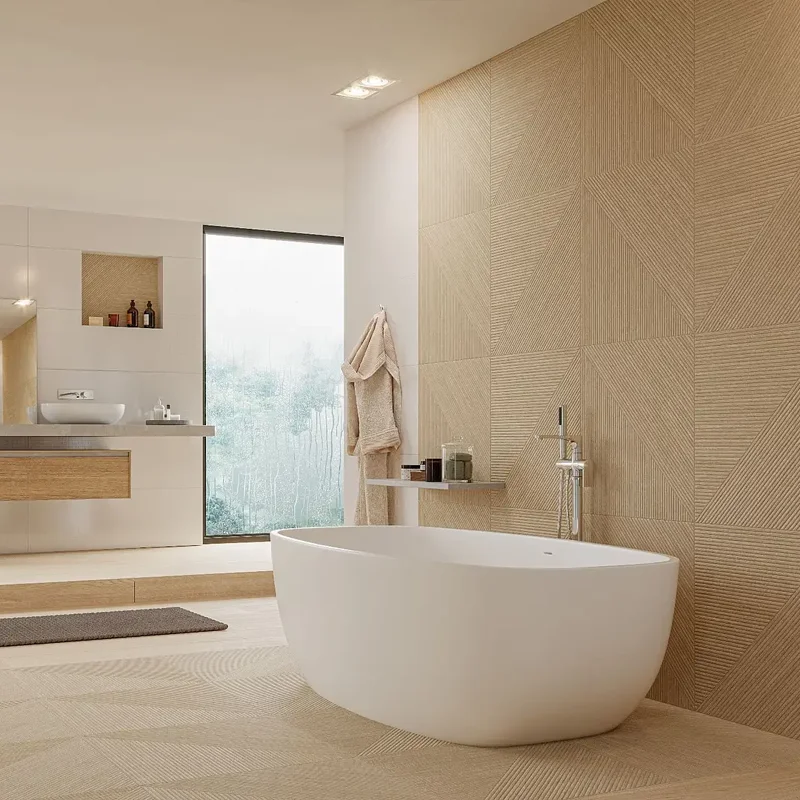 Ejemplo de reforma con azulejos en cuarto de baño