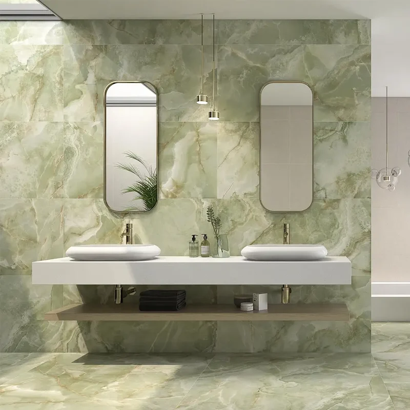 Azulejos para cuarto de baño que aportan energía visual