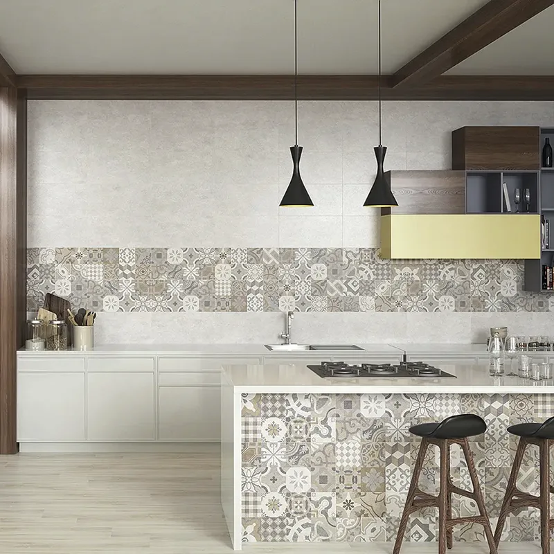 Imagen con azulejos hidráulicos para cocina