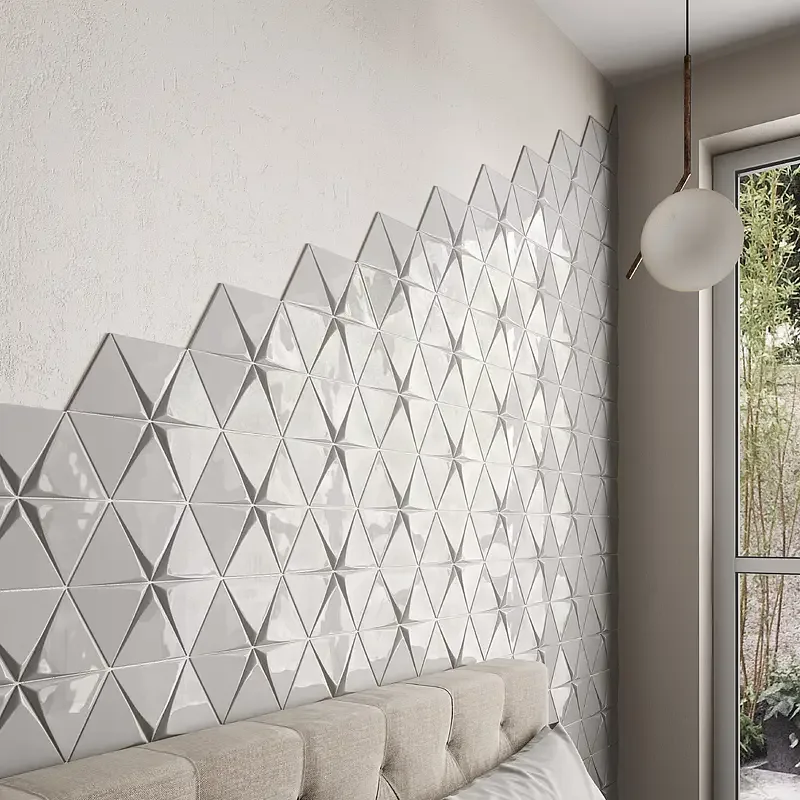 Superficie revestida con azulejo de forma bonita