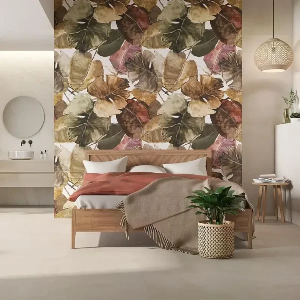 Espacio decorado con azulejo de flores para un ambiente vibrante y fresco