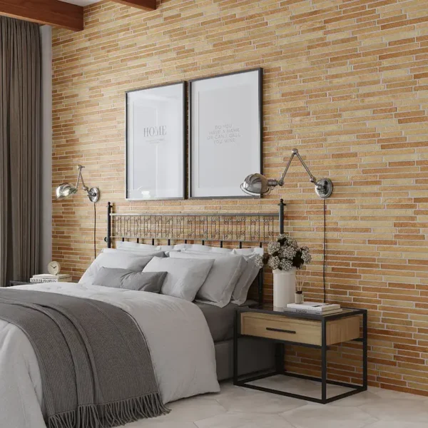 Revestimientos de porcelánico para pared interior con apariencia natural