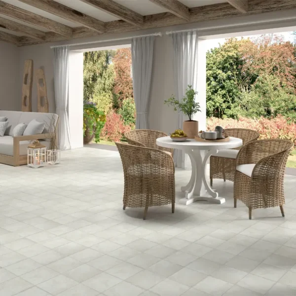 Ambiente limpio creado con azulejos 20x20 blanco baratos
