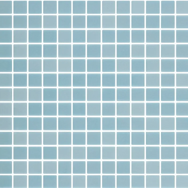 Detalle visual que muestra la malla del gresite de vidrio