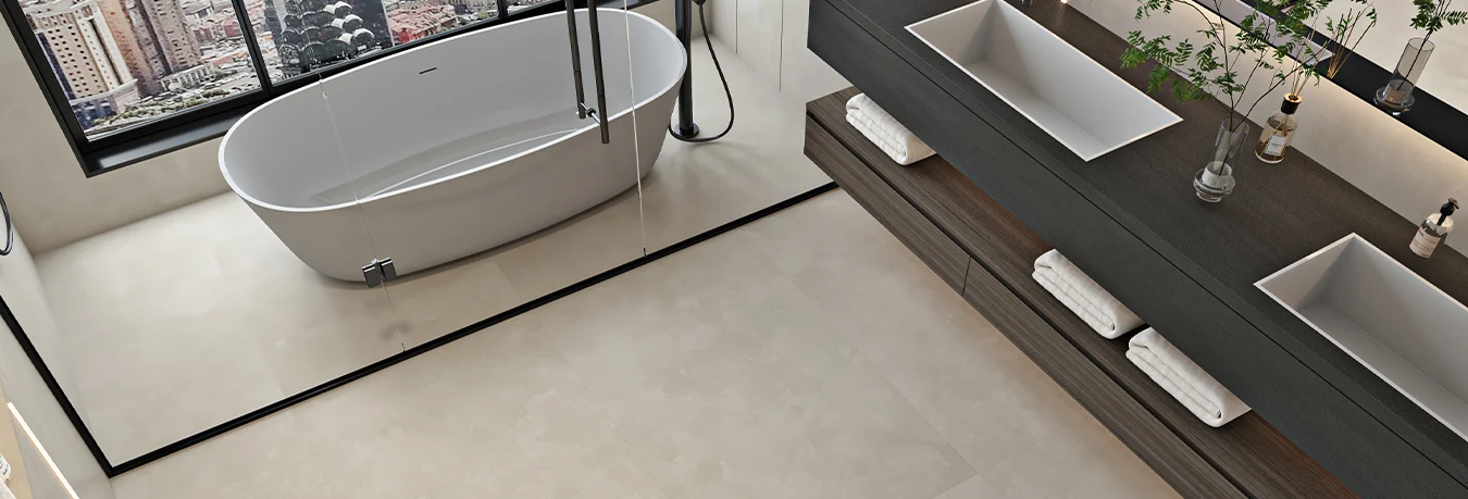 Azulejos para suelo de ducha que ofrecen adherencia y estética equilibrada